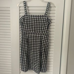 Mini Cami Black Check Dress - Medium